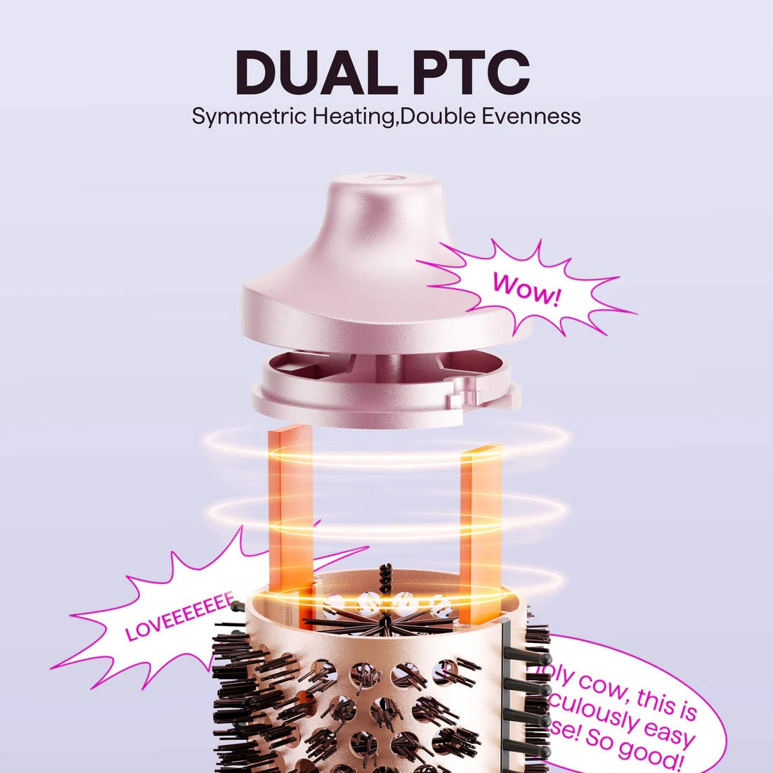 Heatwave Pro Ionic Thermal Brush Set